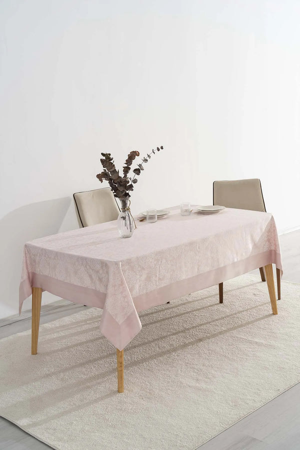 Tischdecke „Damaskus Puderrosa“, 160 x 220 cm