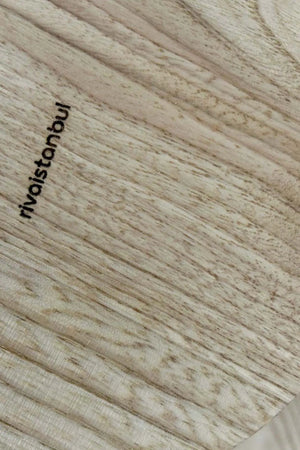 Servierständer aus Kastanienholz mit Holzbeinen, Präsentationstablett, 30 cm