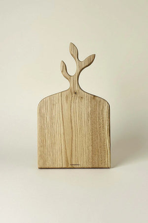 Servierbrett aus Holz in Form eines Olivenzweigs oder eines Kastanienbaums, Präsentationstablett