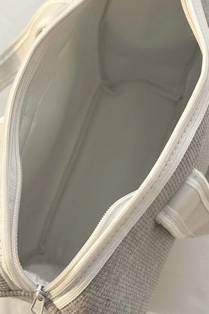 Wickeltasche mit Plüschhasenmotiv für Mutter und Baby