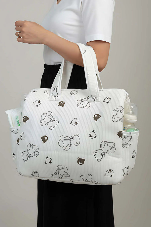 Mini-Teddybär-Schleifen-Baby-Wickeltasche