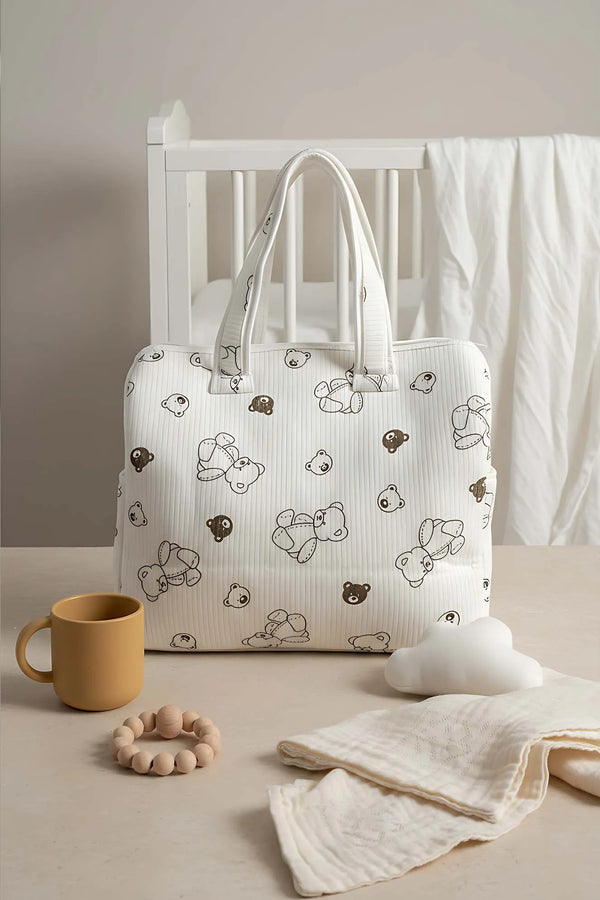 Mini-Teddybär-Schleifen-Baby-Wickeltasche
