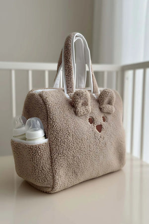 Wickeltasche mit Plüschteddybär