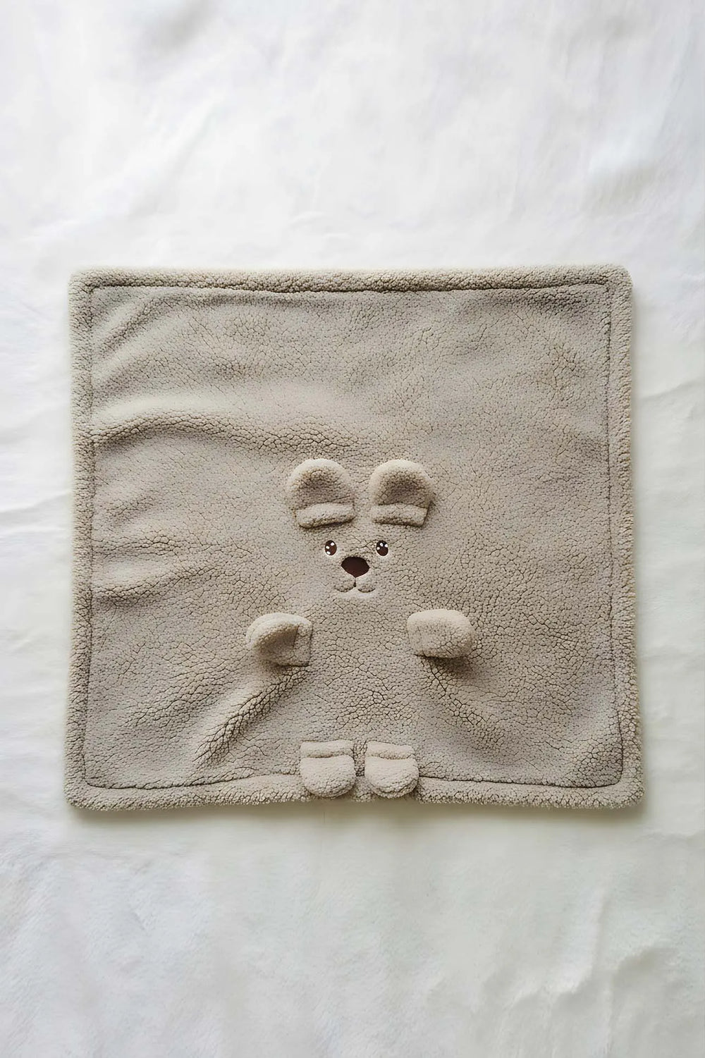 Plüsch-Babydecke in Teddybärform
