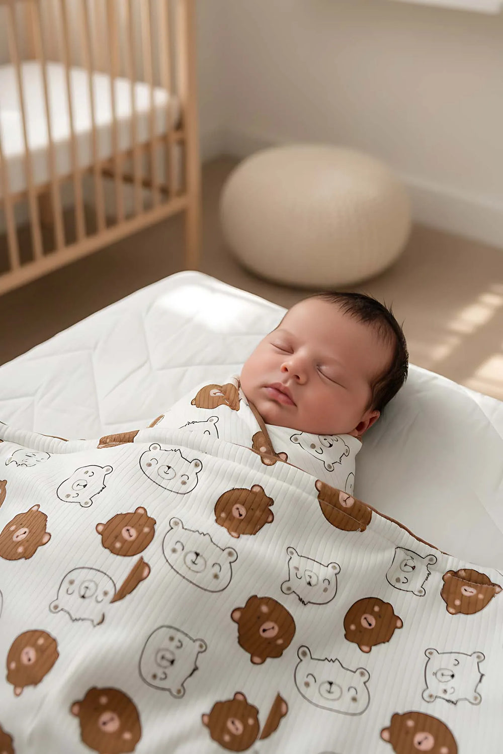 Mini-Teddybär-Babydecke