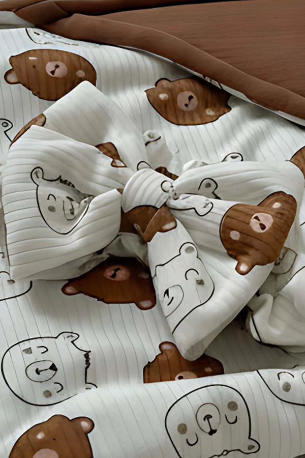 Mini-Teddybär-Babydecke