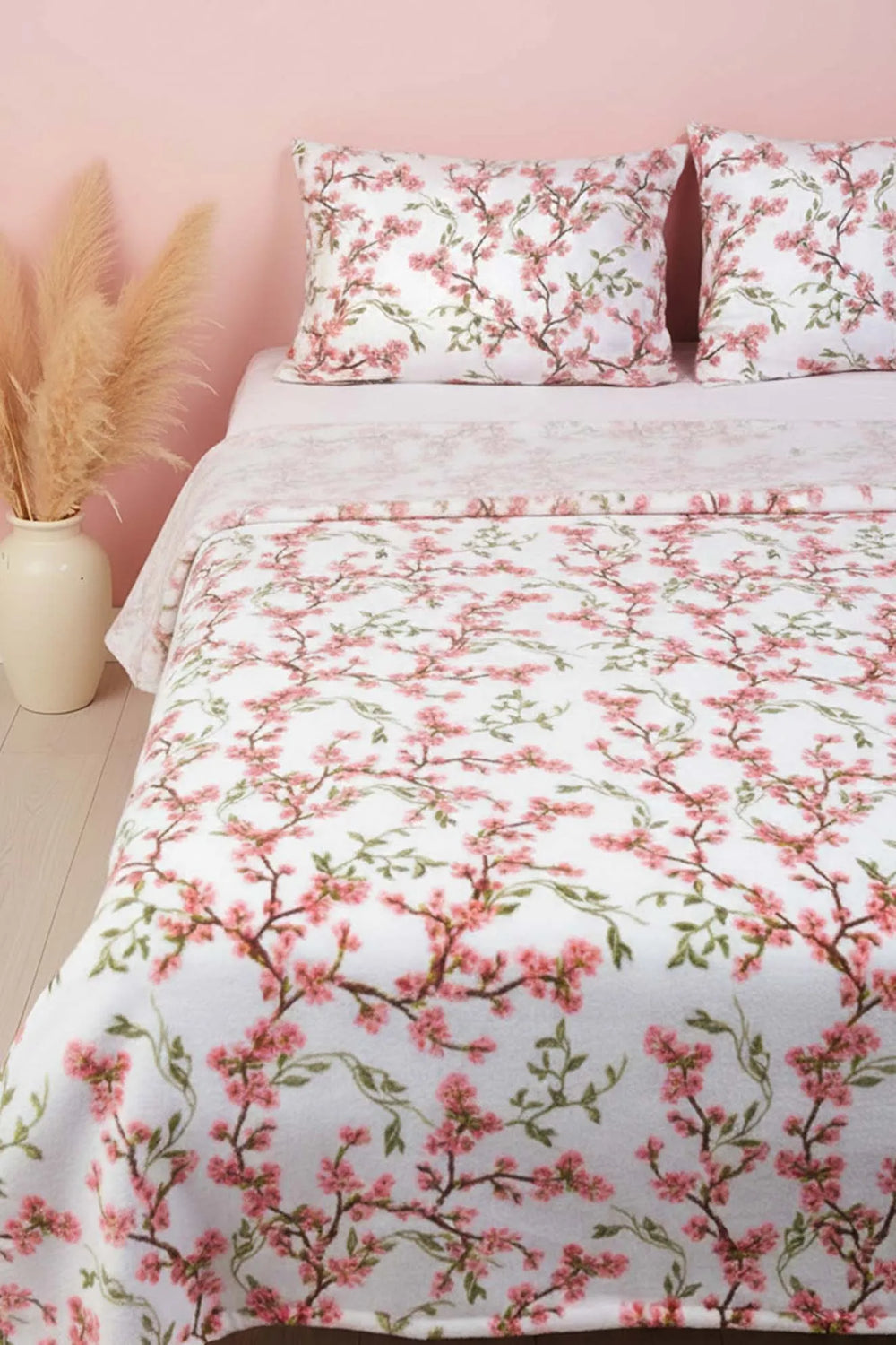 Sakura Doppelplüschdecke