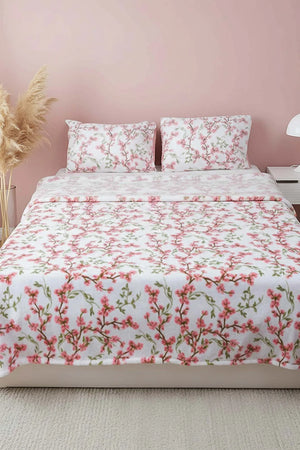 Sakura Doppelplüschdecke