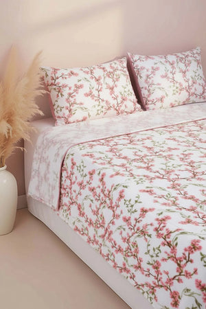 Sakura Doppelplüschdecke