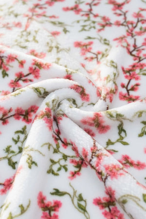 Sakura Doppelplüschdecke