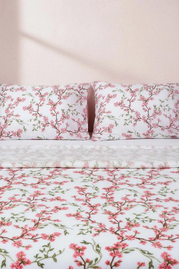 Sakura Doppelplüschdecke