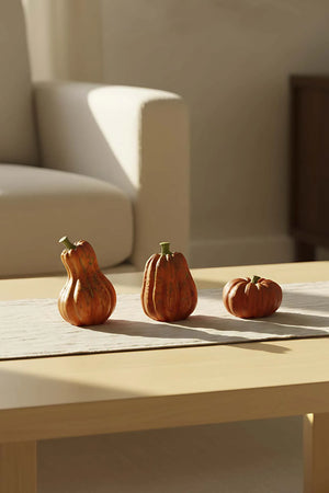 3-teiliges Kürbis-Deko-Set