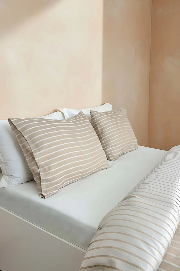 Bettwäsche-Set aus Bambus-Satin und Nerz für Doppelbetten – 6-teiliges Braut-Set
