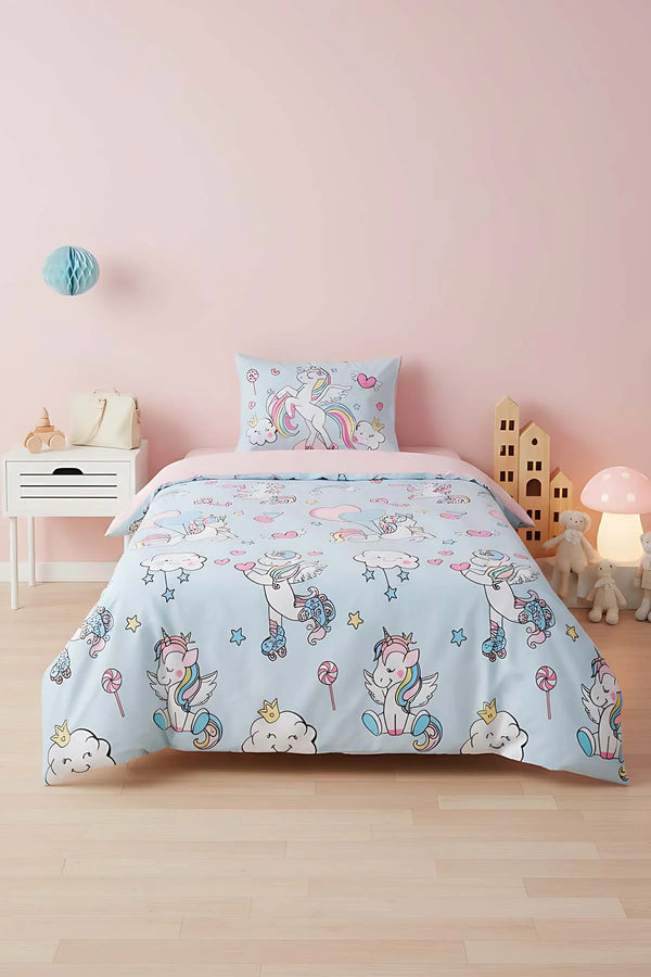 Junior Twinka Bettwäsche-Set für Kinder (Einzelbett) aus 100 % Baumwolle