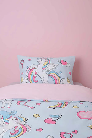 Junior Twinka Bettwäsche-Set für Kinder (Einzelbett) aus 100 % Baumwolle