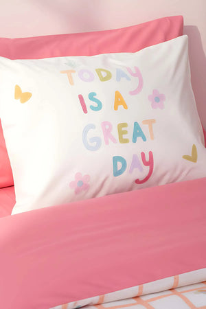 Jours Pink 100% Baumwolle Einzelbettwäsche-Set für Kinder