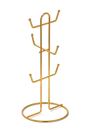 Goldener 6-Fächer-Becherhalter