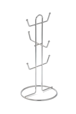 Silberner 6-Fächer-Becherhalter