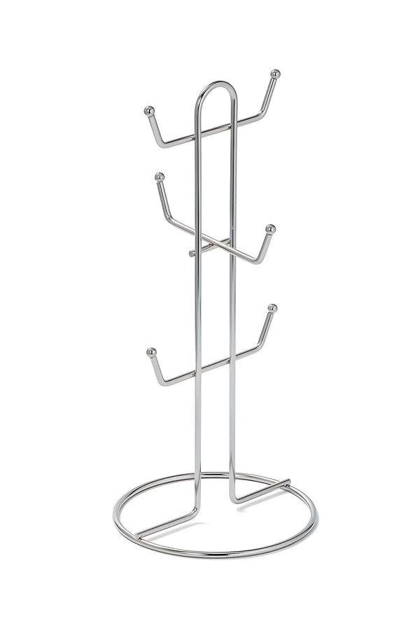 Silberner 6-Fächer-Becherhalter