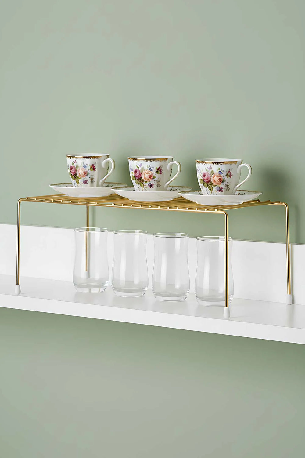 Goldener Mehrzweck-Kleiderschrank-Organizer