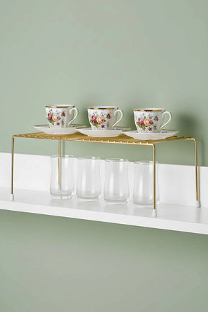 Goldener Mehrzweck-Kleiderschrank-Organizer