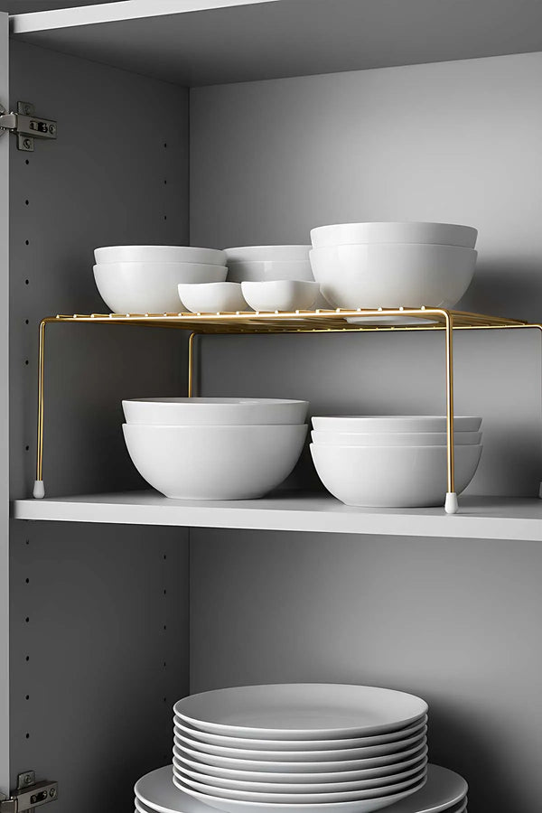 Goldener Mehrzweck-Kleiderschrank-Organizer