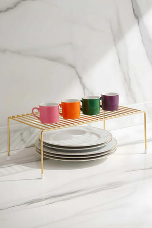Goldener Mehrzweck-Kleiderschrank-Organizer