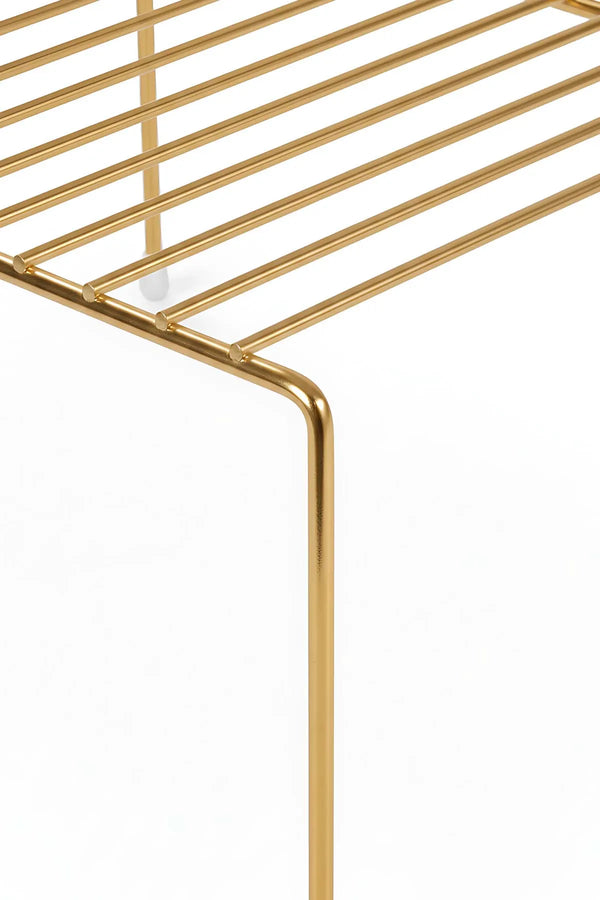 Goldener Mehrzweck-Kleiderschrank-Organizer