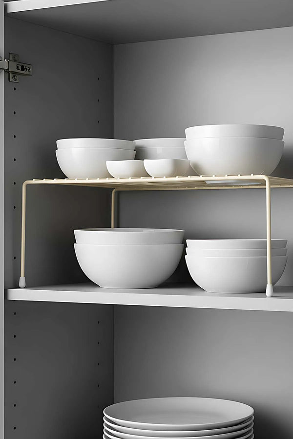 Mehrzweck-Schrankorganizer in Creme