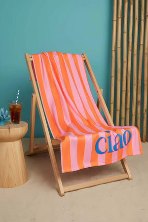Ciao Gestreiftes Strandtuch 70x150 cm
