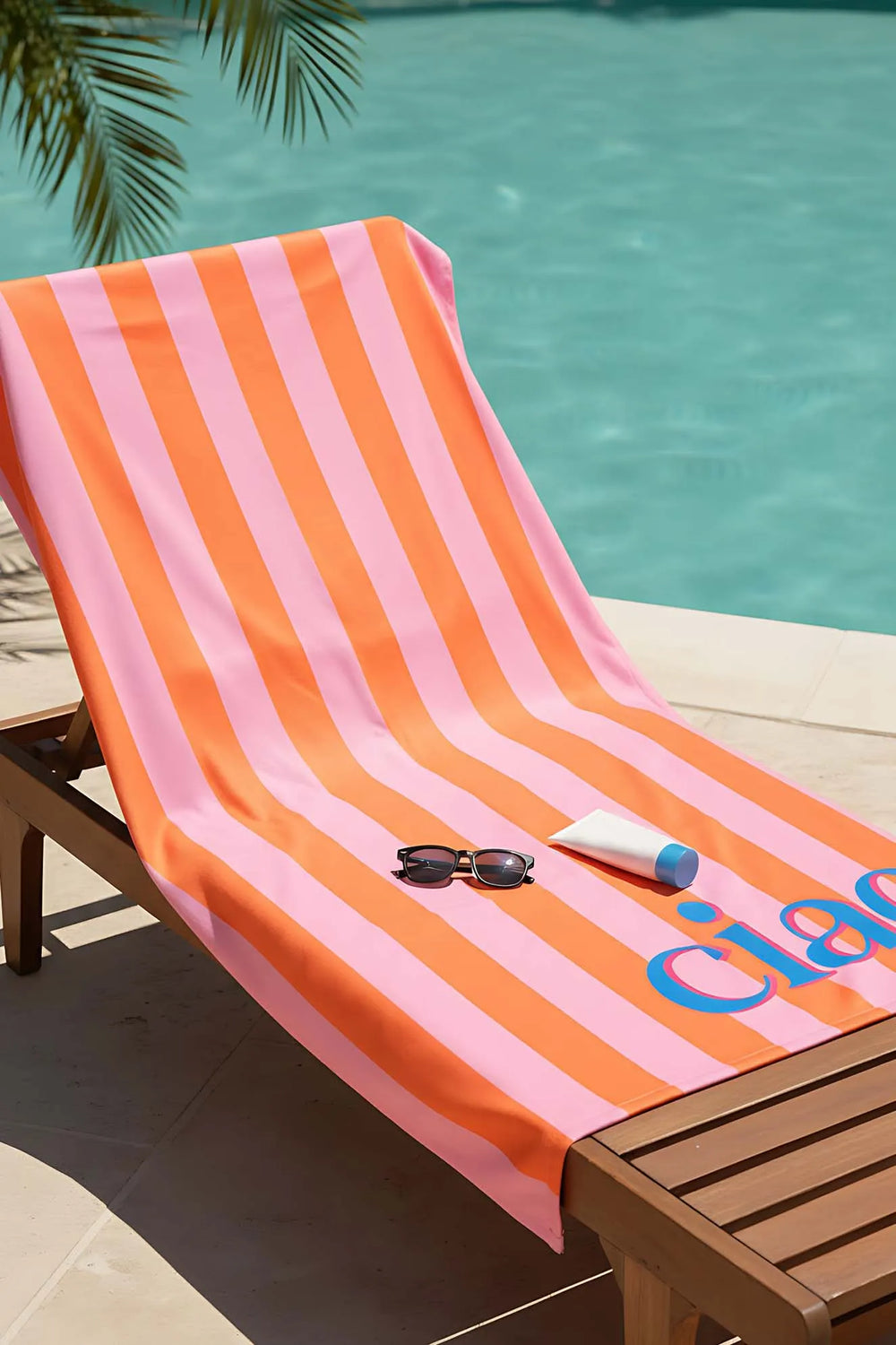 Ciao Gestreiftes Strandtuch 70x150 cm
