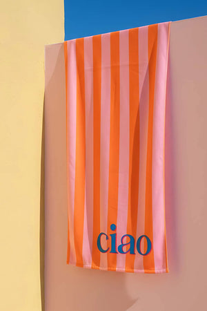 Ciao Gestreiftes Strandtuch 70x150 cm