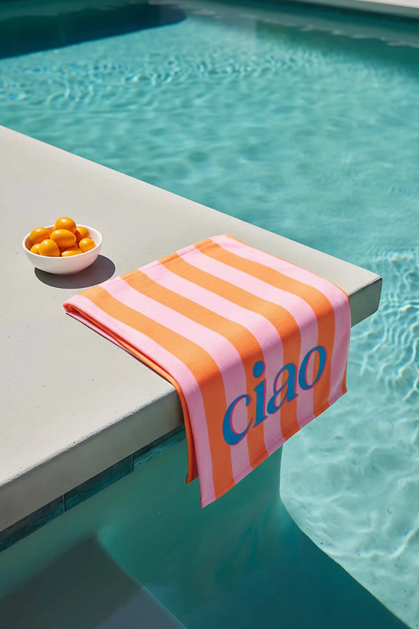 Ciao Gestreiftes Strandtuch 70x150 cm