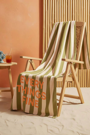 Every Things Fine Strandtuch mit Streifenmuster, 70 x 150 cm