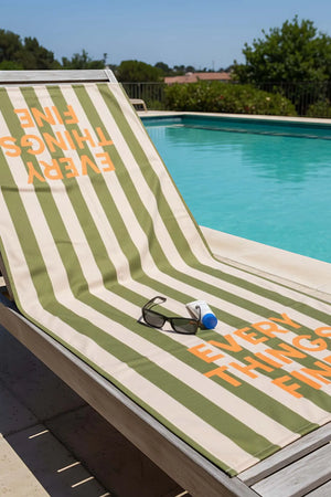 Every Things Fine Strandtuch mit Streifenmuster, 70 x 150 cm