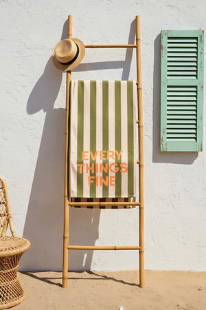 Every Things Fine Strandtuch mit Streifenmuster, 70 x 150 cm