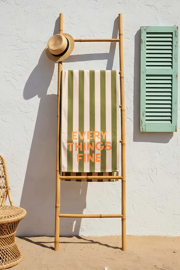 Every Things Fine Strandtuch mit Streifenmuster, 70 x 150 cm