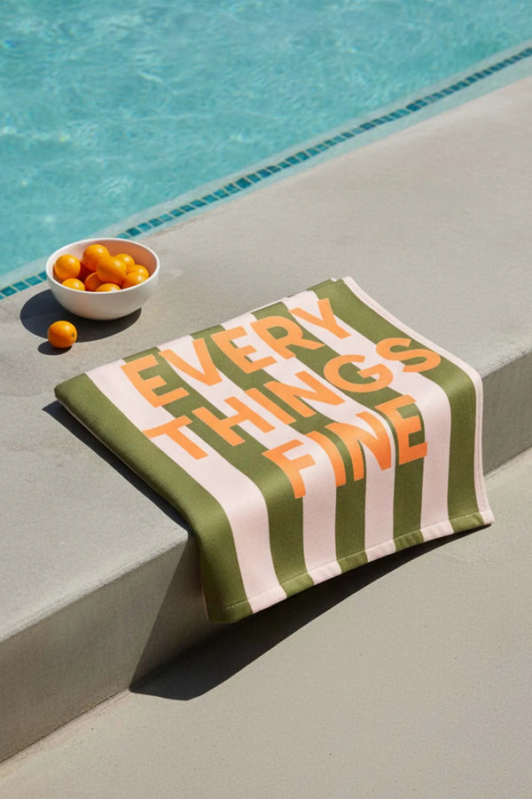 Every Things Fine Strandtuch mit Streifenmuster, 70 x 150 cm