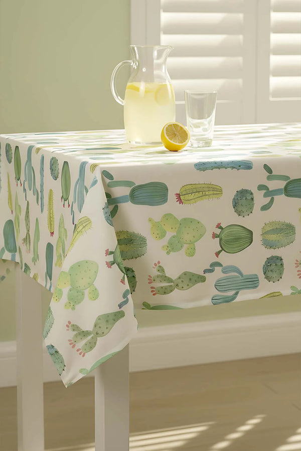 Tischdecke, Esszimmerdecke, Picknickdecke mit Kaktusmuster