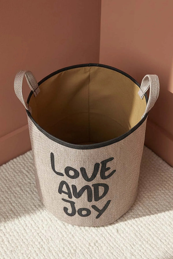 Wäschekorb „Liebe und Freude“