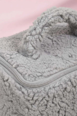 Graues Teddy 4-teiliges Make-up- und Accessoire-Taschenset