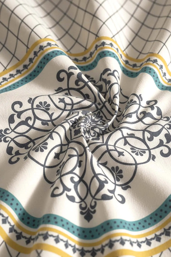 Safran Luxe Küchen- und Esszimmertischdecke 150x250 cm
