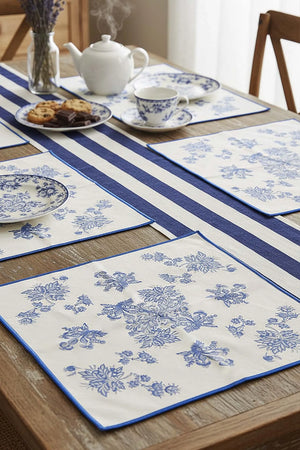 Elysian Blue 6er-Set Servietten 40x40cm