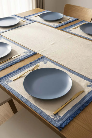 Elysian Blue 6-teiliges Platzset