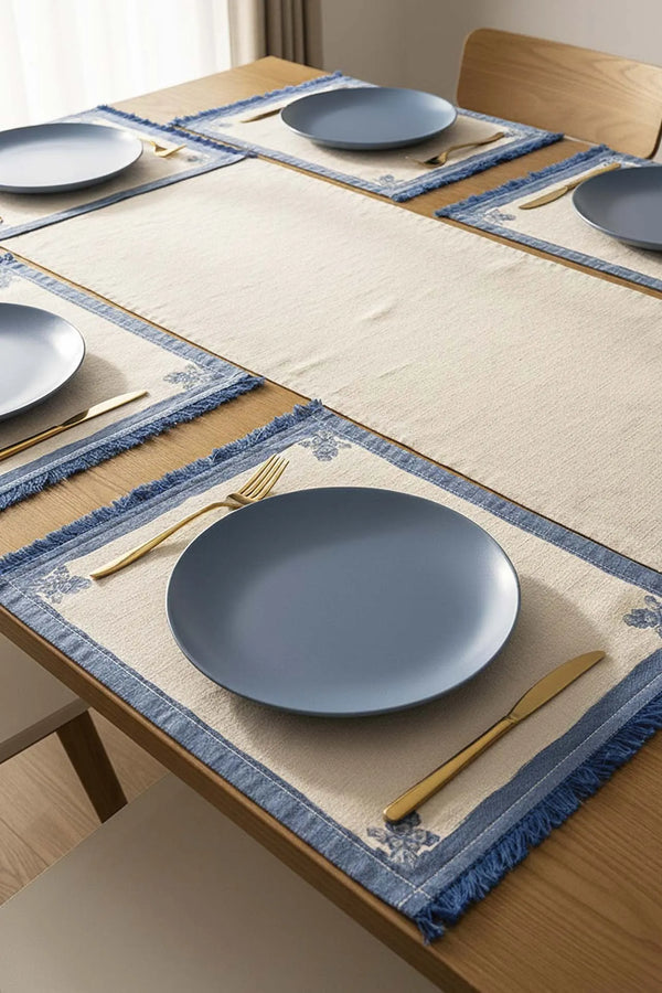 Elysian Blue 6-teiliges Platzset