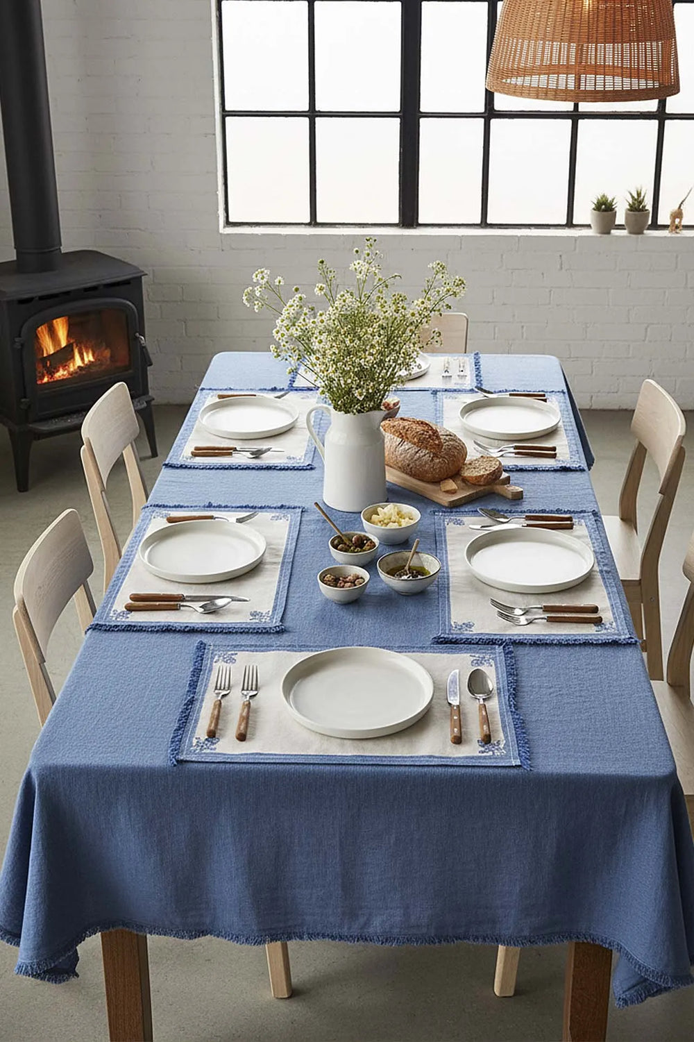 Elysian Blue 6-teiliges Platzset