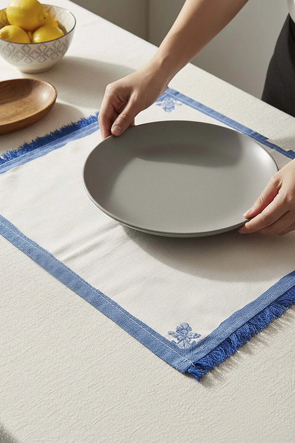 Elysian Blue 6-teiliges Platzset
