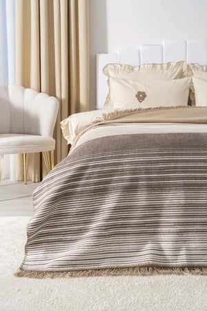 Veloura Beige Doppelquastendecke