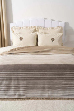 Veloura Beige Doppelquastendecke