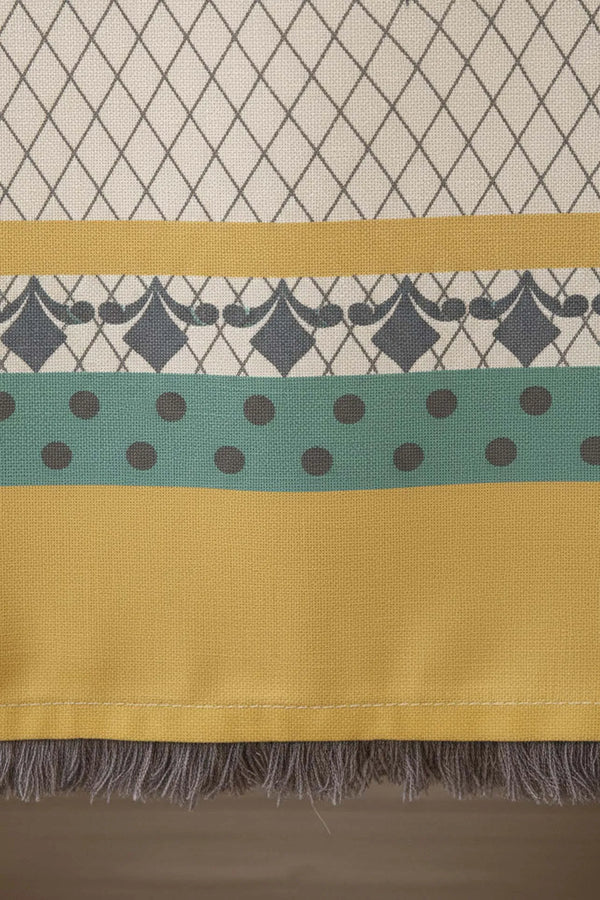 Safran Luxe Leinen-Läufer 45x140 cm